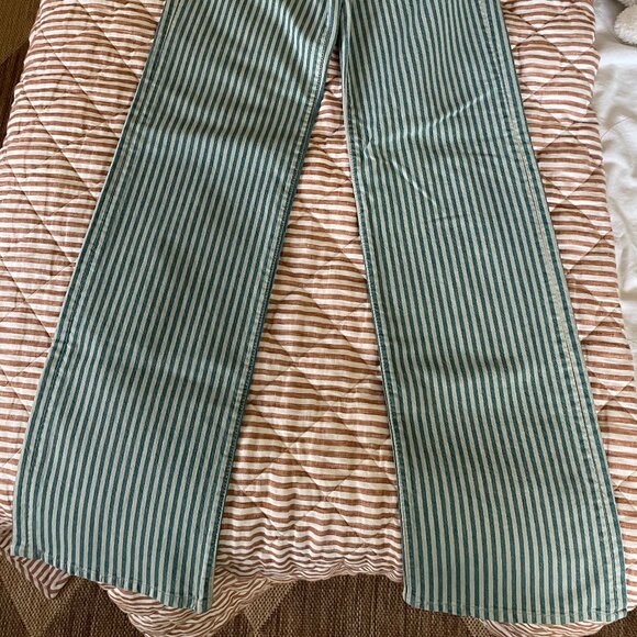 Free People striped wide-leg jeans - Picture 2 of 2